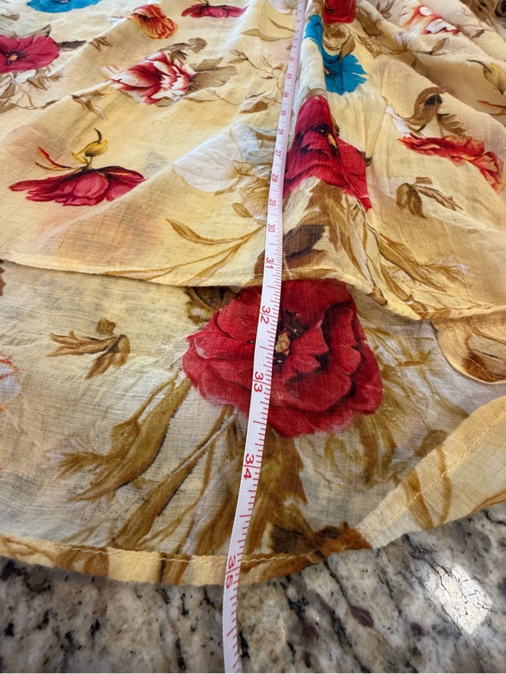 Umgee floral semi sheer swimwear beach coverup SZ M/L - Picture 8 of 11